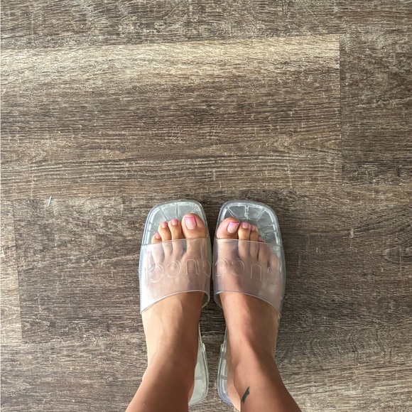 Clear Slide Sandals Gucci 37 used a bit - Picture 1 of 11